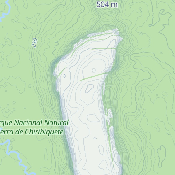 Map of Cerro de la Iglesia