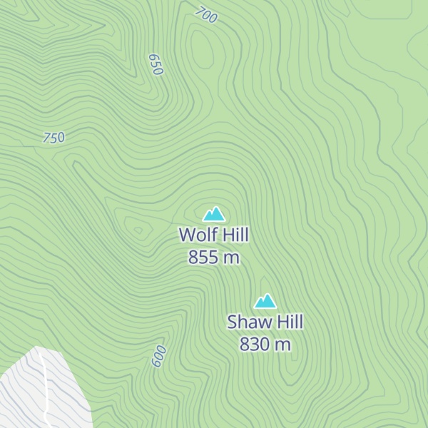 Map of Wolf Hill