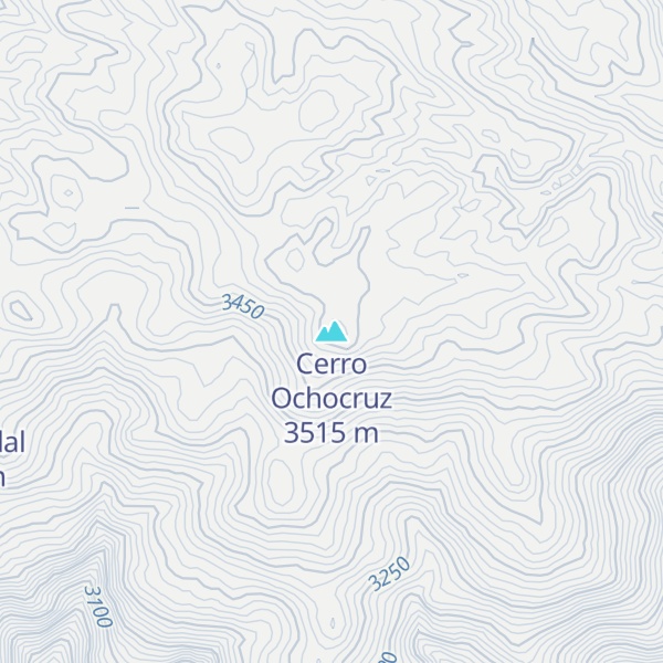 Map of Cerro Ochocruz