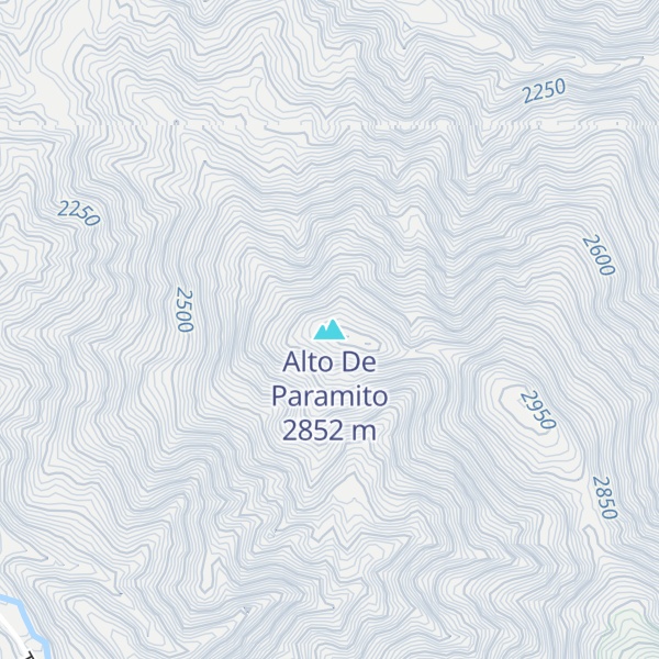 Map of Alto De Paramito