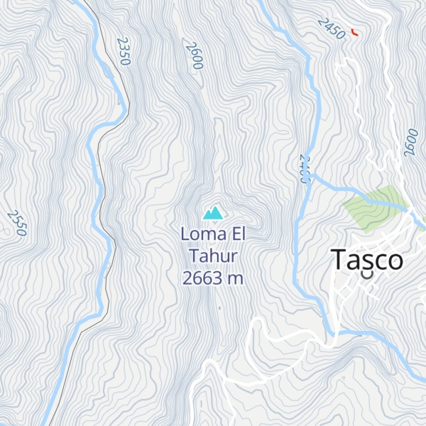 Map of Loma El Tahur