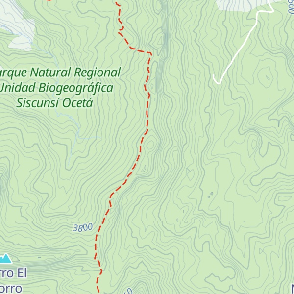 Map of Cuchilla Balcones