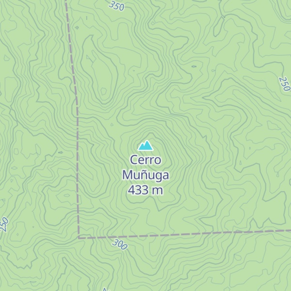 Map of Cerro Muñuga