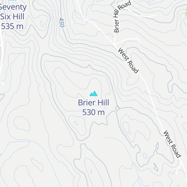 Map of Brier Hill