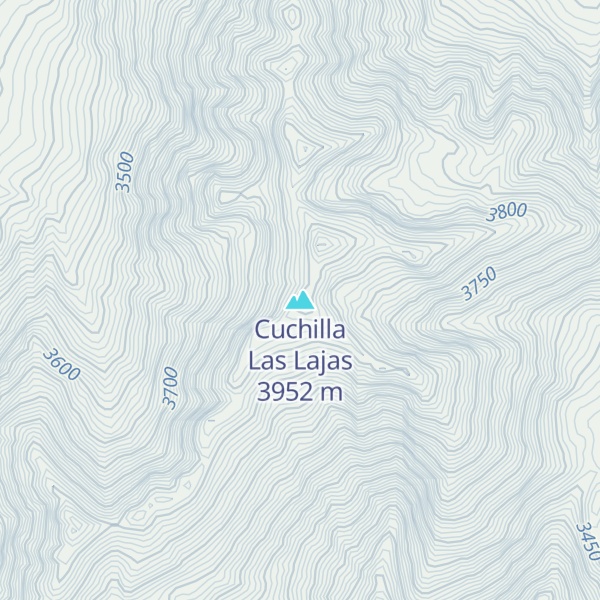 Map of Cuchilla Las Lajas