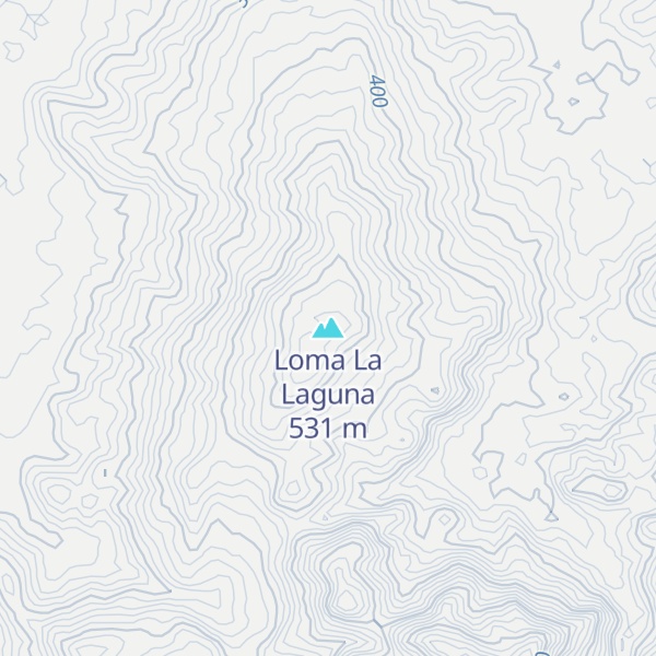 Map of Loma La Laguna