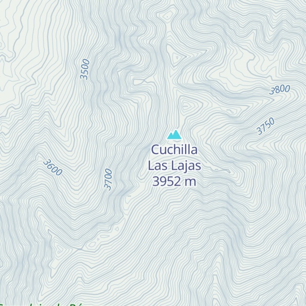 Map of Cerro de Cazaderos