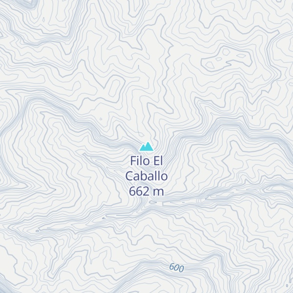Map of Filo El Caballo