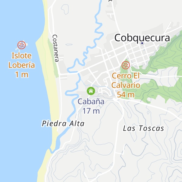 Map of Cabaña