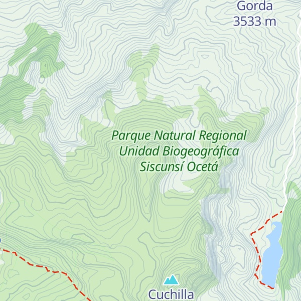 Map of Cerro Diagua