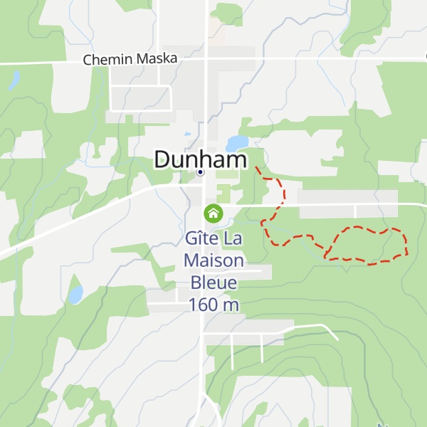 Map of Gîte La Maison Bleue