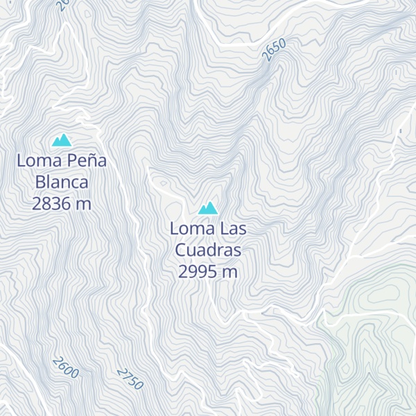 Map of Loma Las Cuadras