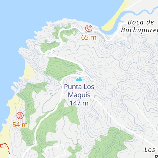 Map of Punta Los Maquis