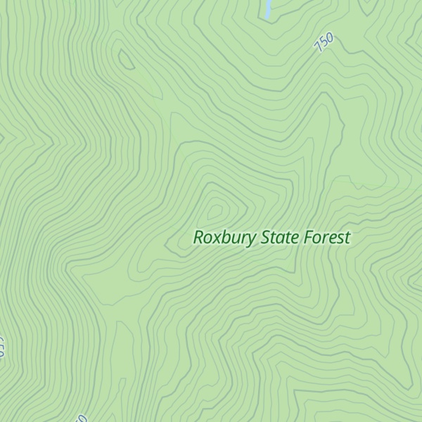 Map of Rice Mountain