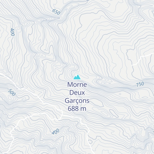 Map of Morne Deux Garçons