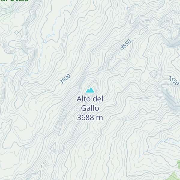 Map of Alto del Gallo