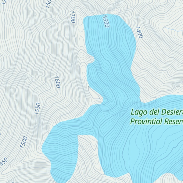 Map of Cerro El Rodado