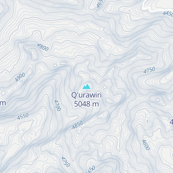 Map of Q'urawiri