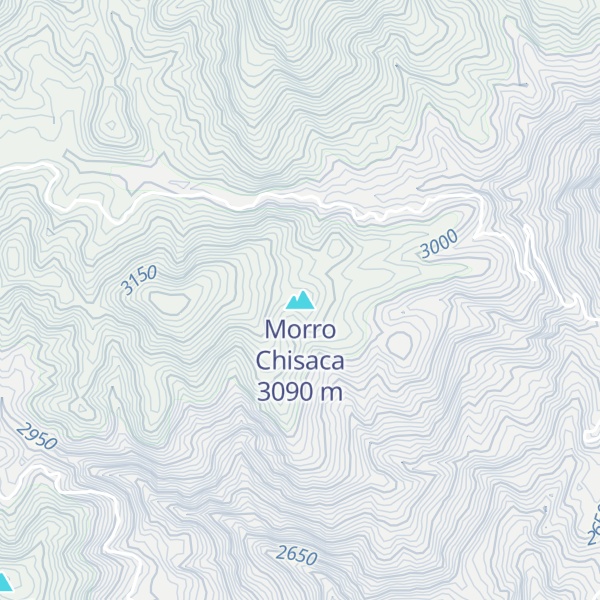 Map of Morro Chisaca