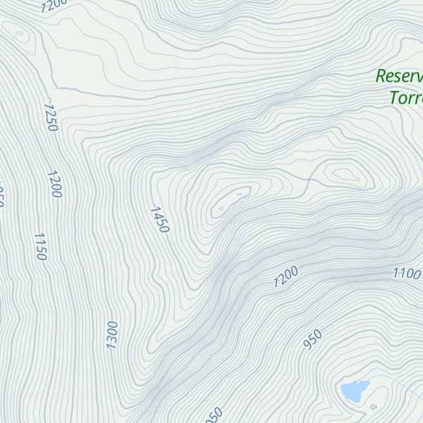 Map of Cerro Esmeralda