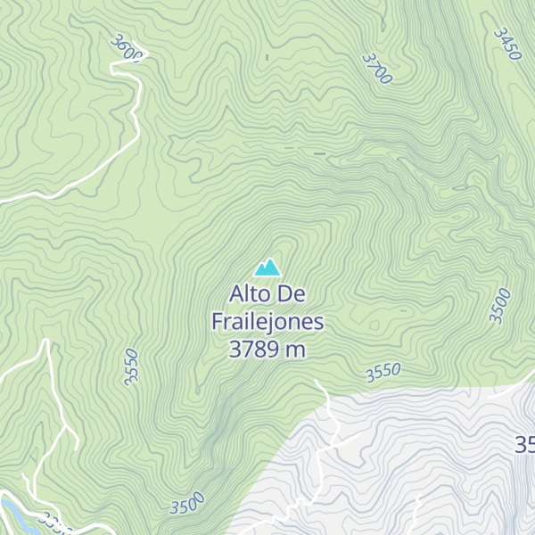 Map of Alto De Frailejones