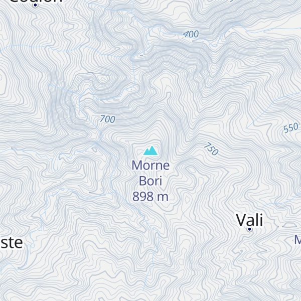 Map of Morne Bori