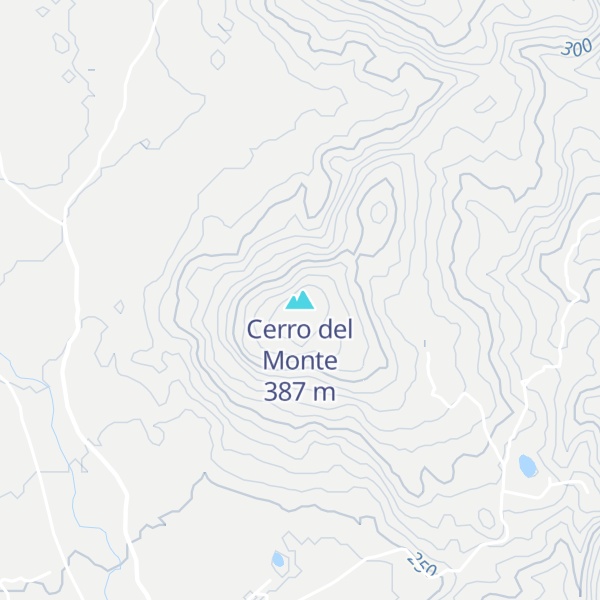 Map of Cerro del Monte
