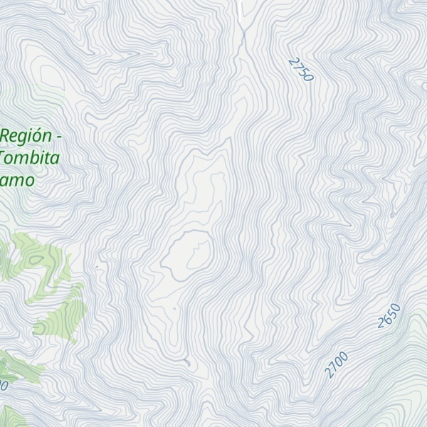 Map of Cuchilla Las Escaleras