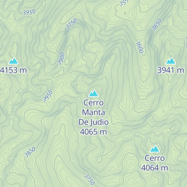 Map of Cerro Manta De Judio