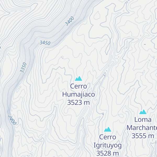 Map of Cerro Humajiaco