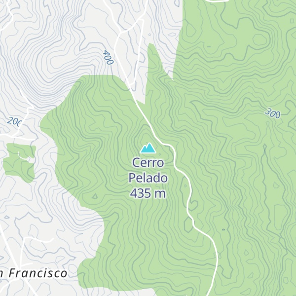 Map of Cerro Pelado