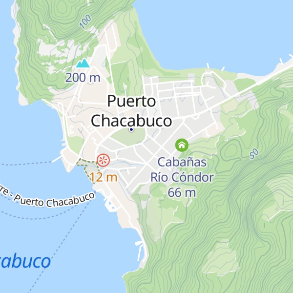 Map of Cabañas R y R