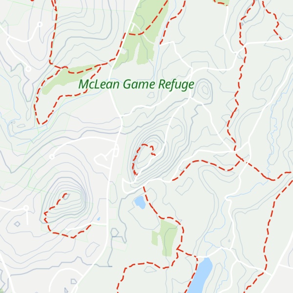 Map of Eastern Barndoor Hill