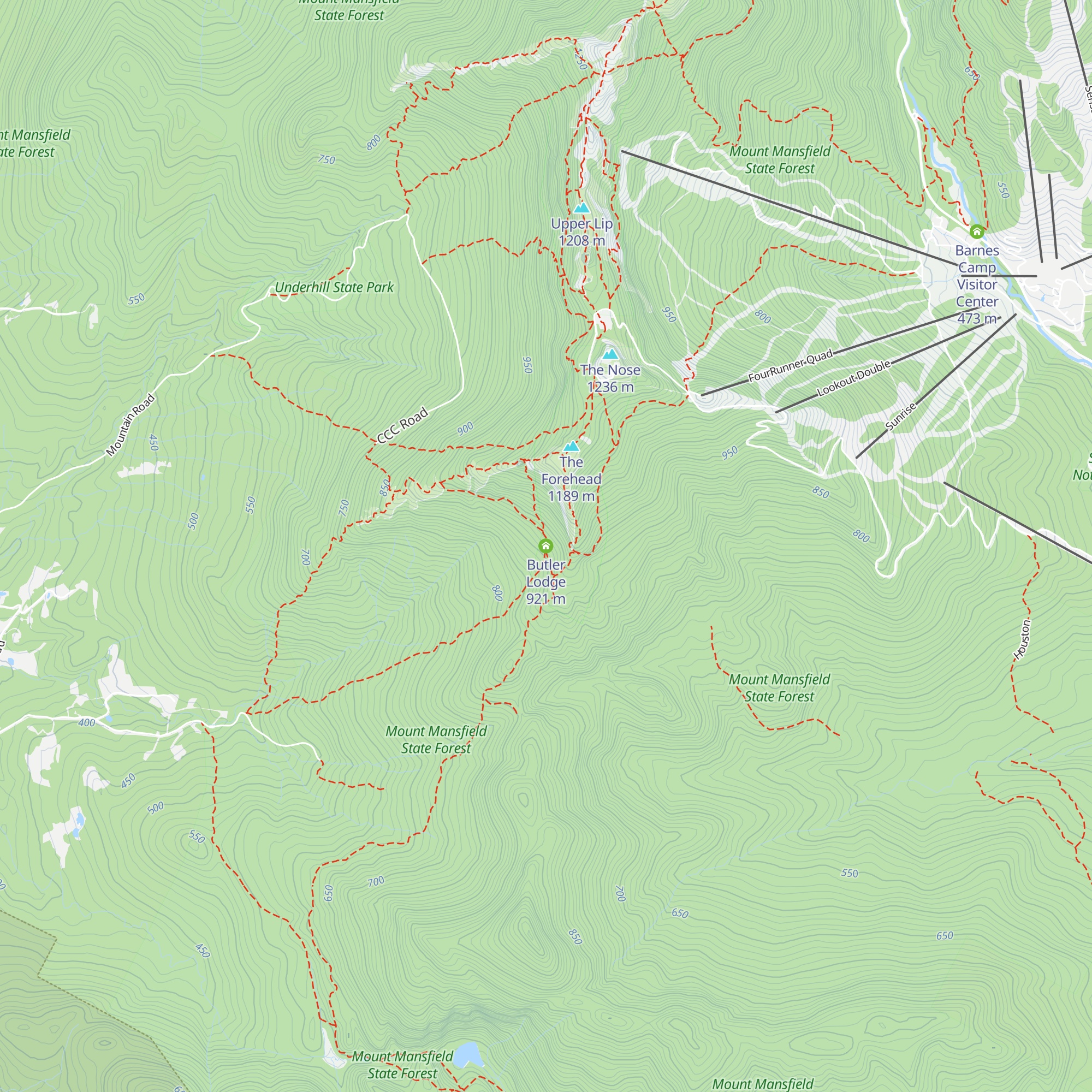 Butler Lodge map