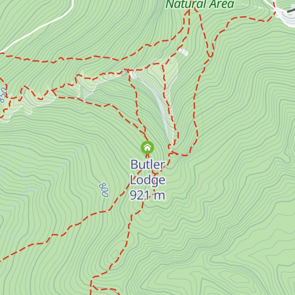 Map of Butler Lodge