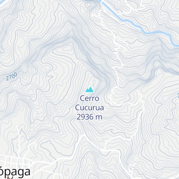 Map of Cerro Cucurua