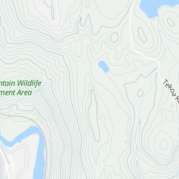 Map of Tekoa Mountain