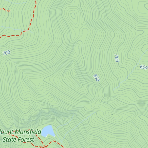 Map of Dewey Mountain