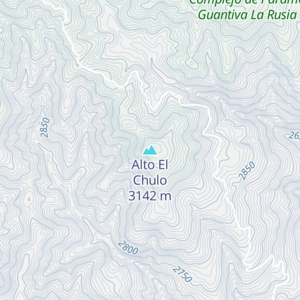 Map of Alto El Chulo