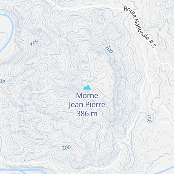 Map of Morne Jean Pierre