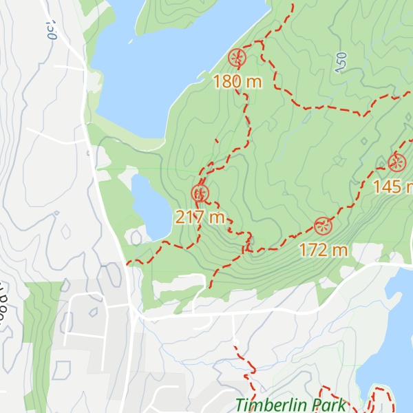 Map of Ragged Mountain