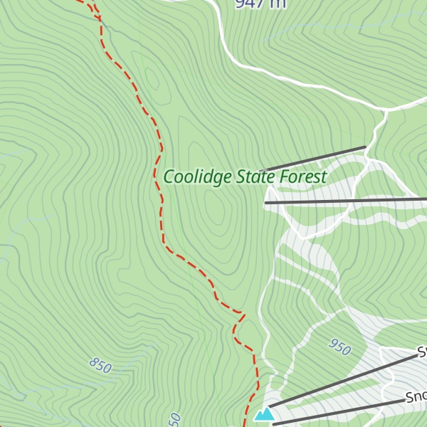 Map of Ramshead Peak
