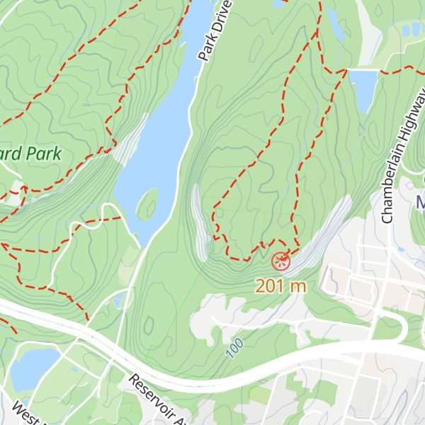 Map of South Mountain