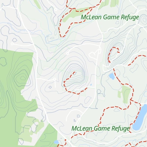 Map of Western Barndoor Hill