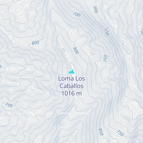 Map of Loma Los Caballos
