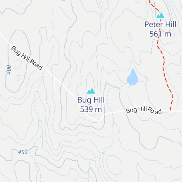 Map of Bug Hill