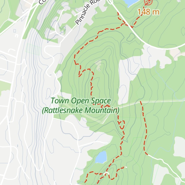 Map of Rattlesnake Mountain