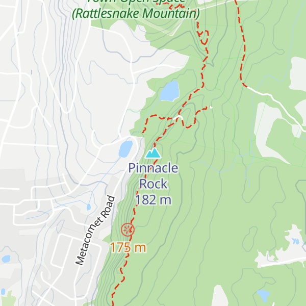 Map of Pinnacle Rock