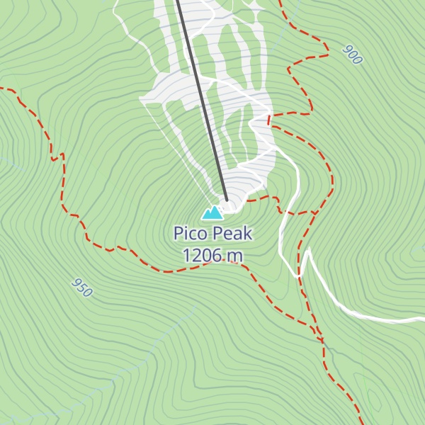 Map of Pico Peak