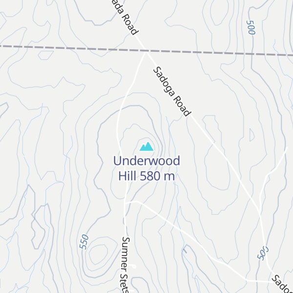 Map of Underwood Hill